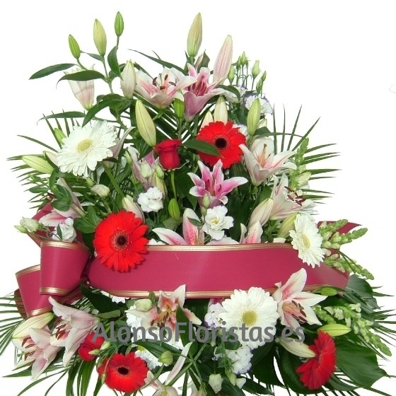 Centro Funerario Rojo Variado