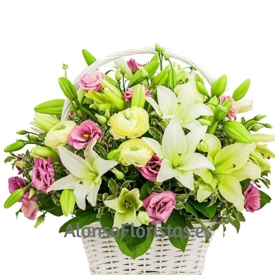 Cesta con Lilium