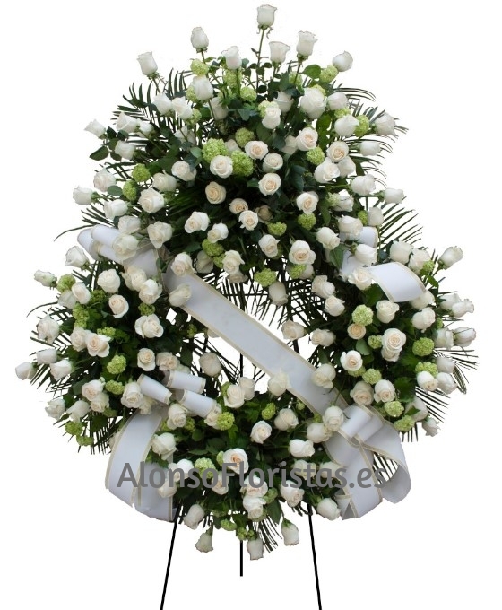 Corona Funeraria de Rosas