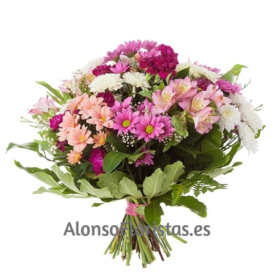 Ramo flores de color Morado