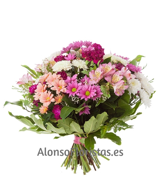 Ramo flores de color Morado