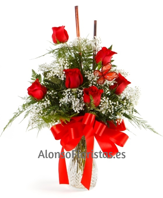 Ramo de 6 Rosas
