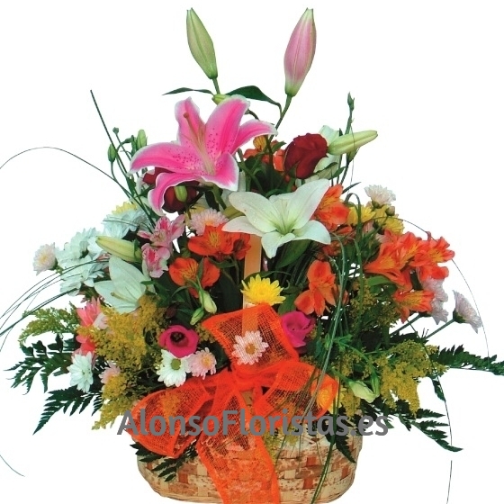 Cesta de Flores regalo