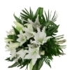 Ramo blanco con verdes