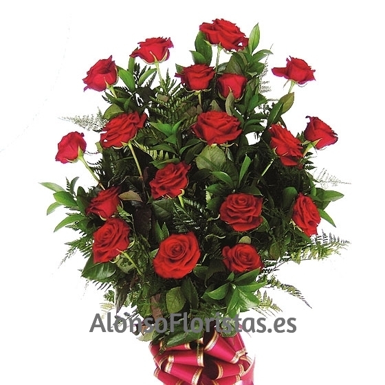 Ramo de rosas rojas